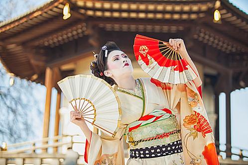 扇子 日本舞蹈 抖音