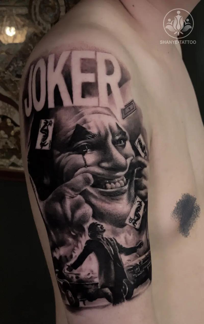 抖音joker的纹身
