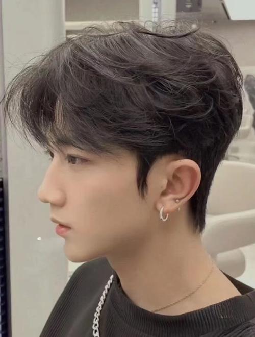 快手瓜子头发型图片男