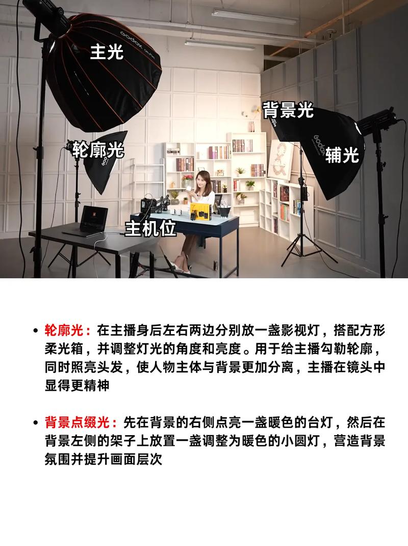 直播间怎么布置灯光