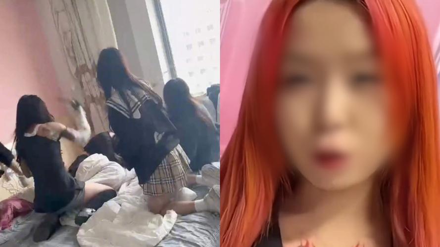 女主播直播被男友打