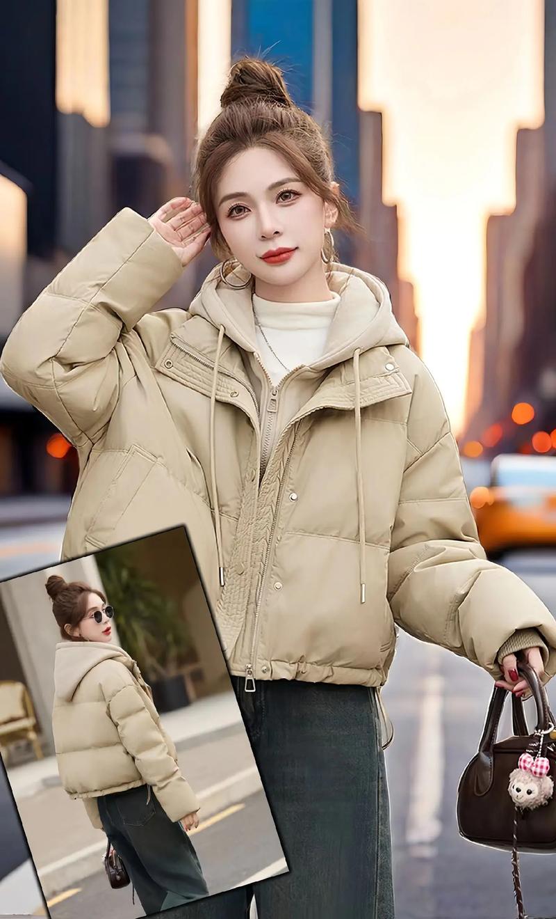 抖音网红羽绒服两色