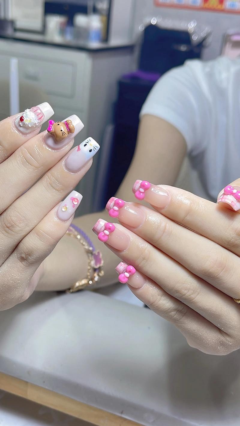 抖音上可安的美甲片