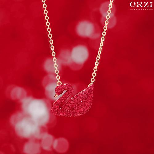 抖音同款施华洛项链