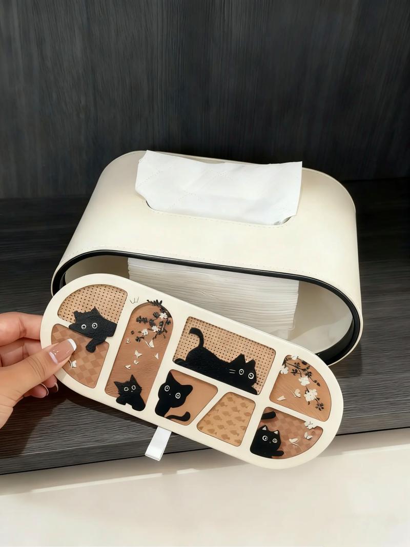 抖音上装钱的纸巾盒