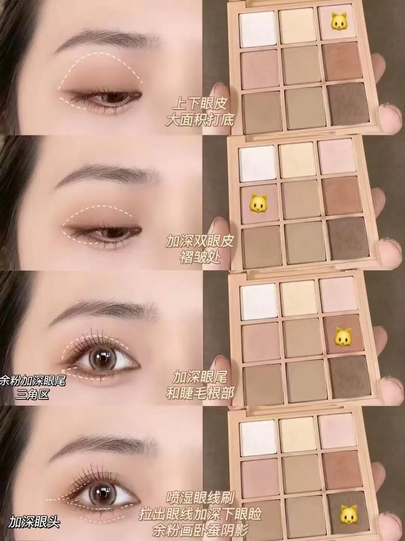 抖音上的眼影大色盘