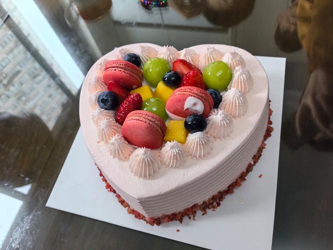 抖音最火的心形蛋糕