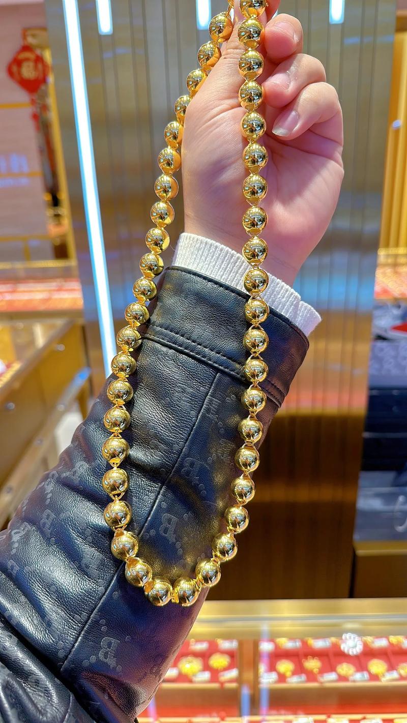 快手红人王老大金项链