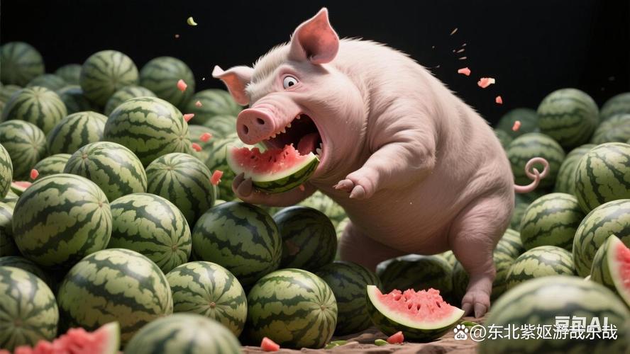 抖音的猪八戒吃西瓜