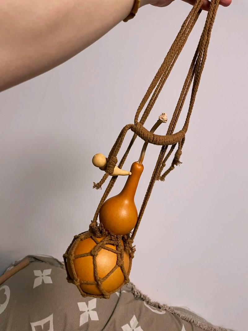 一根绳子做网兜抖音