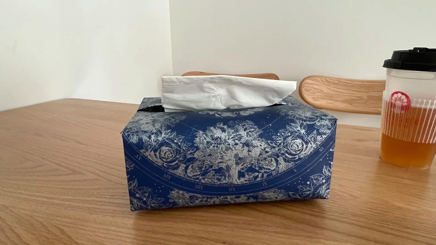 抖音打广告的纸巾盒