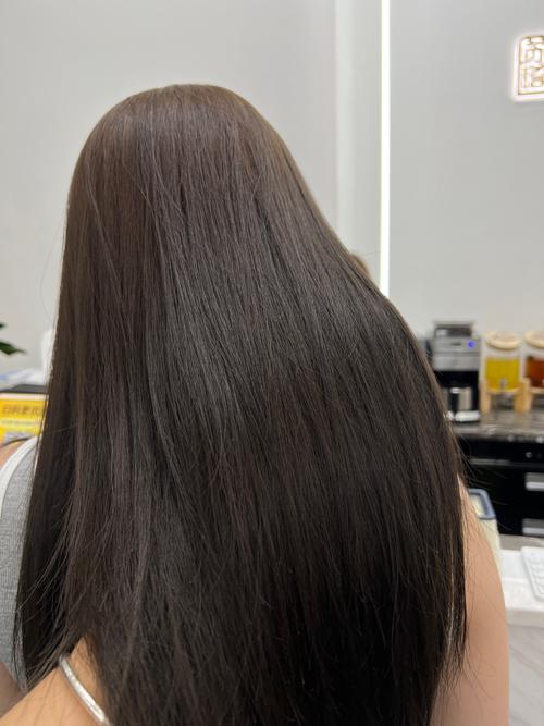 抖音头发色深咖啡色