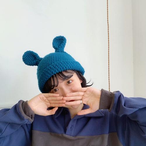 抖音网红小兔子帽子