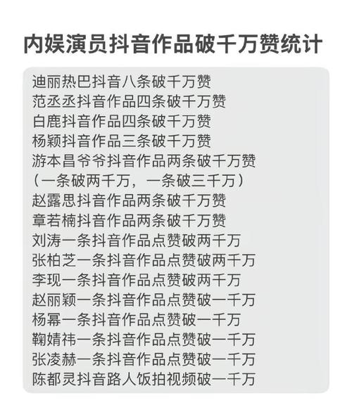 抖音几个赞有多少钱