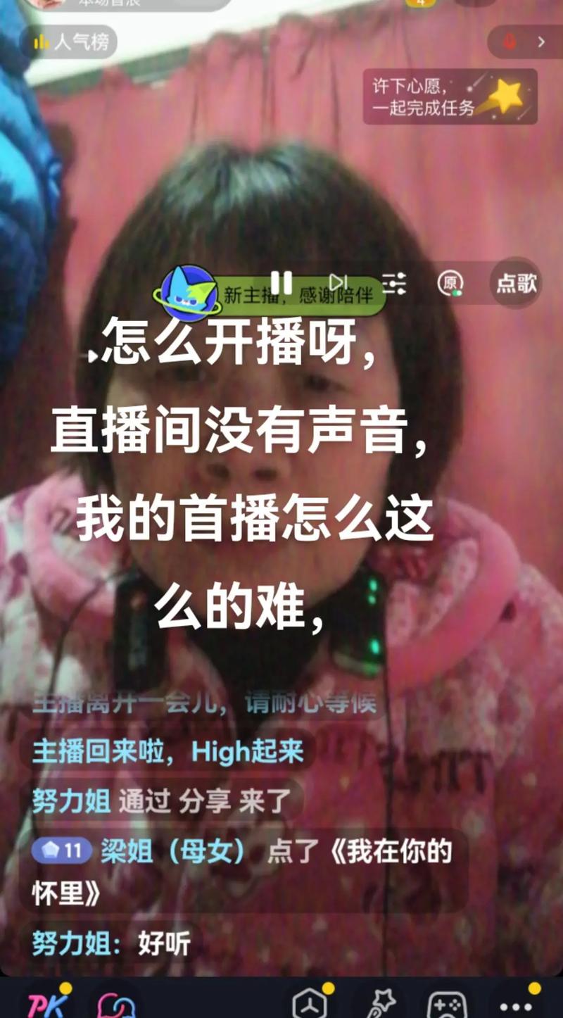 直播怎么没有声音呢