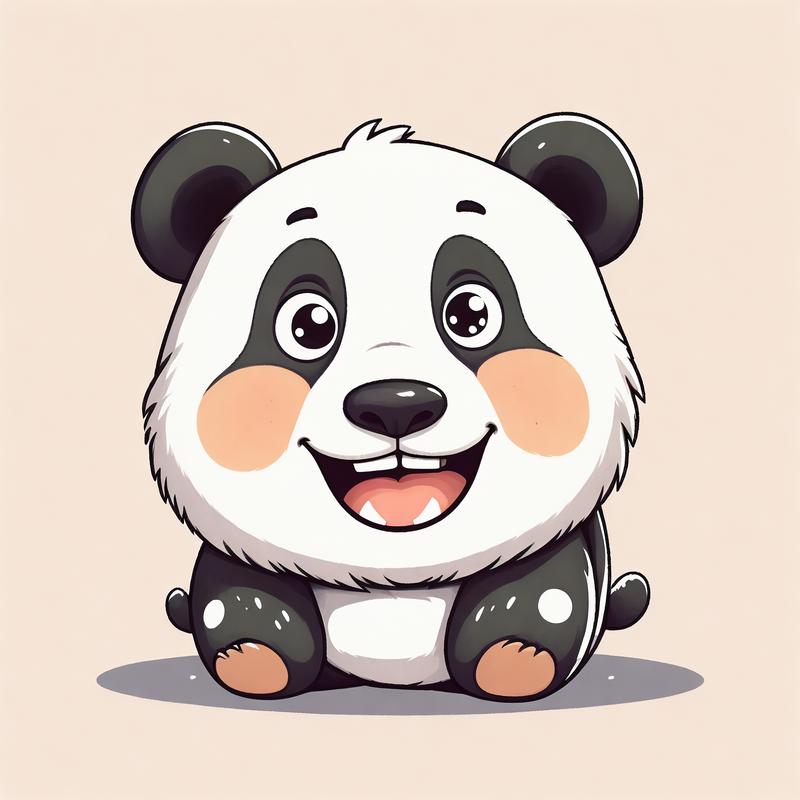 抖音同款大熊猫卡通