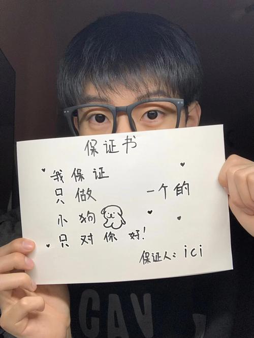 抖音同款男孩保证书