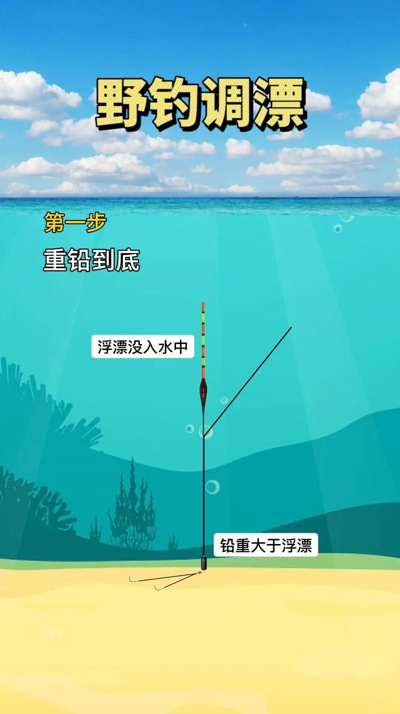 学钓鱼调漂视频直播