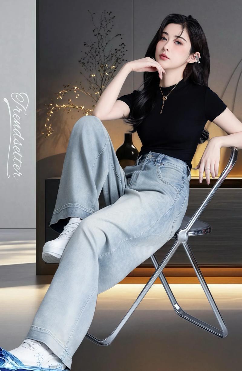 快手红人同款女裤子