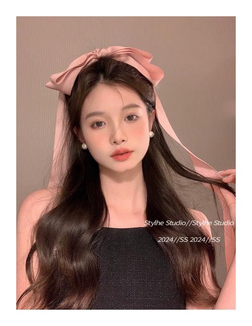抖音蕾丝蝴蝶结发夹