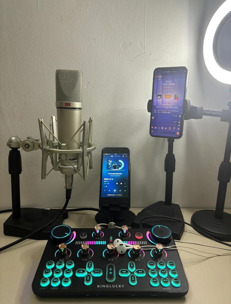手机直播声卡安装图