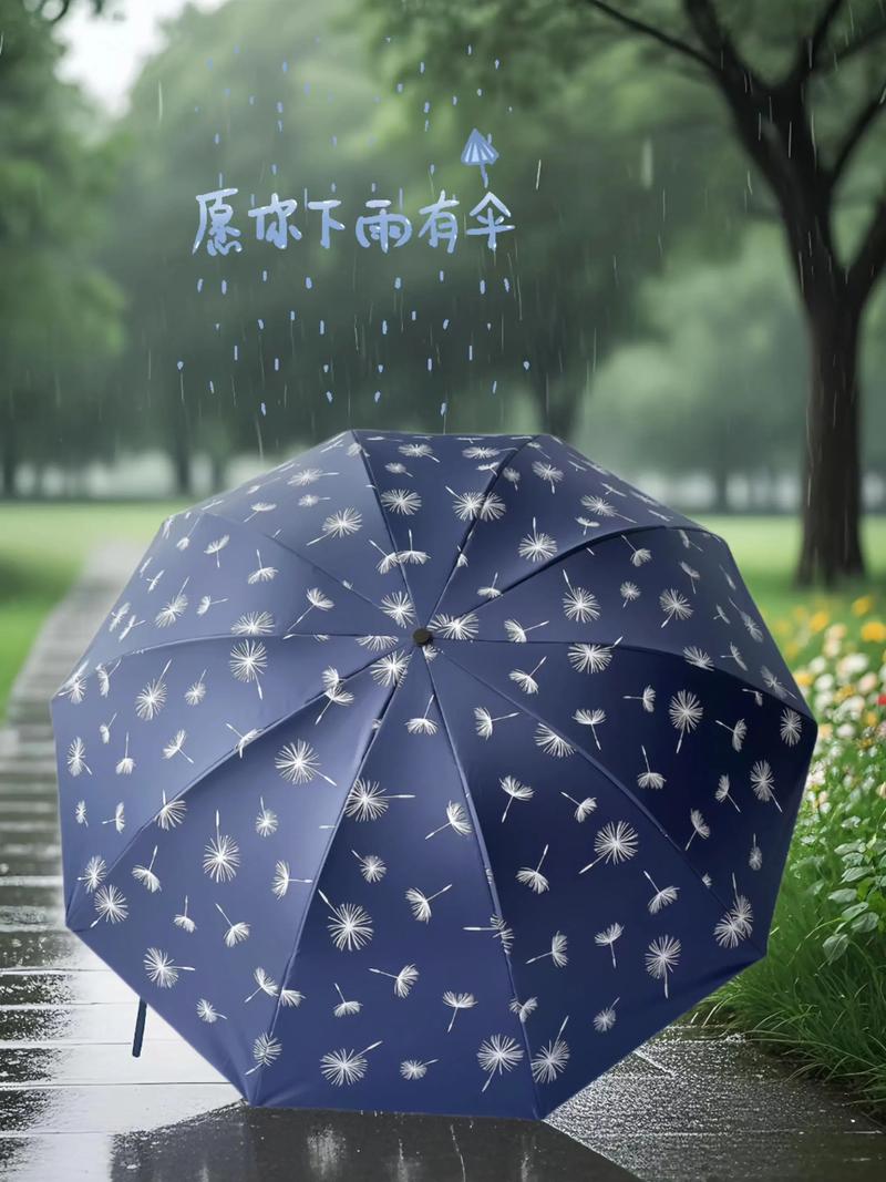 抖音中可以折叠的伞