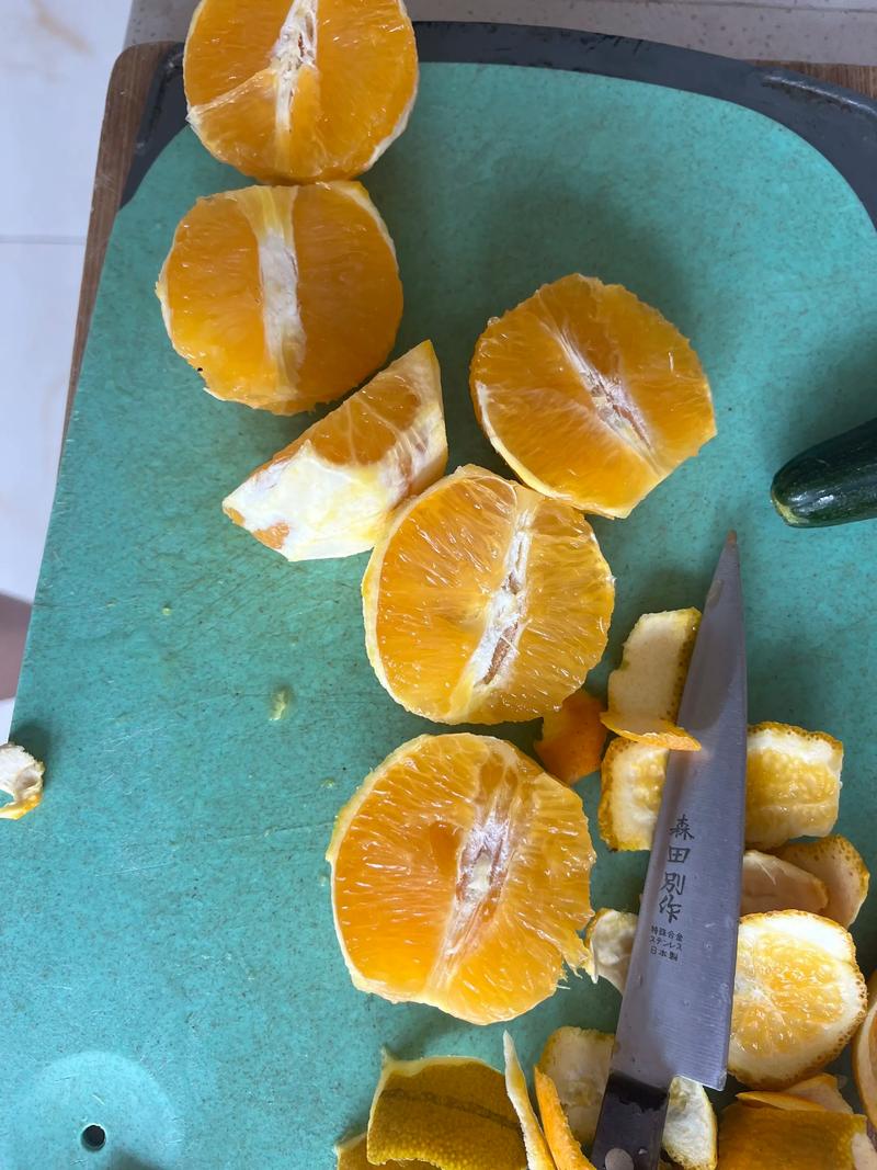 抖音里手动现榨橙汁