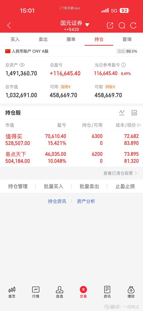股市实盘直播的微博