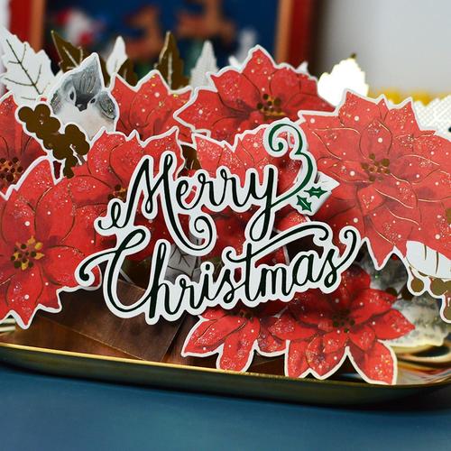 圣诞节英语贺卡抖音