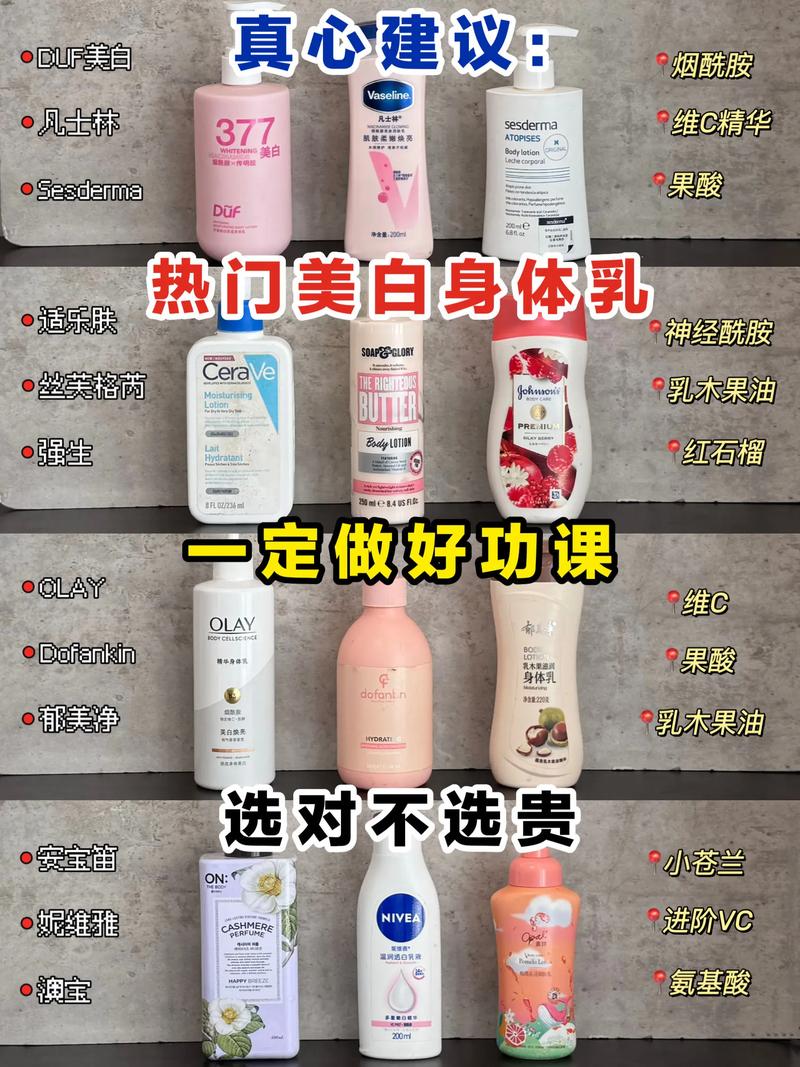 抖音全身美白身体乳