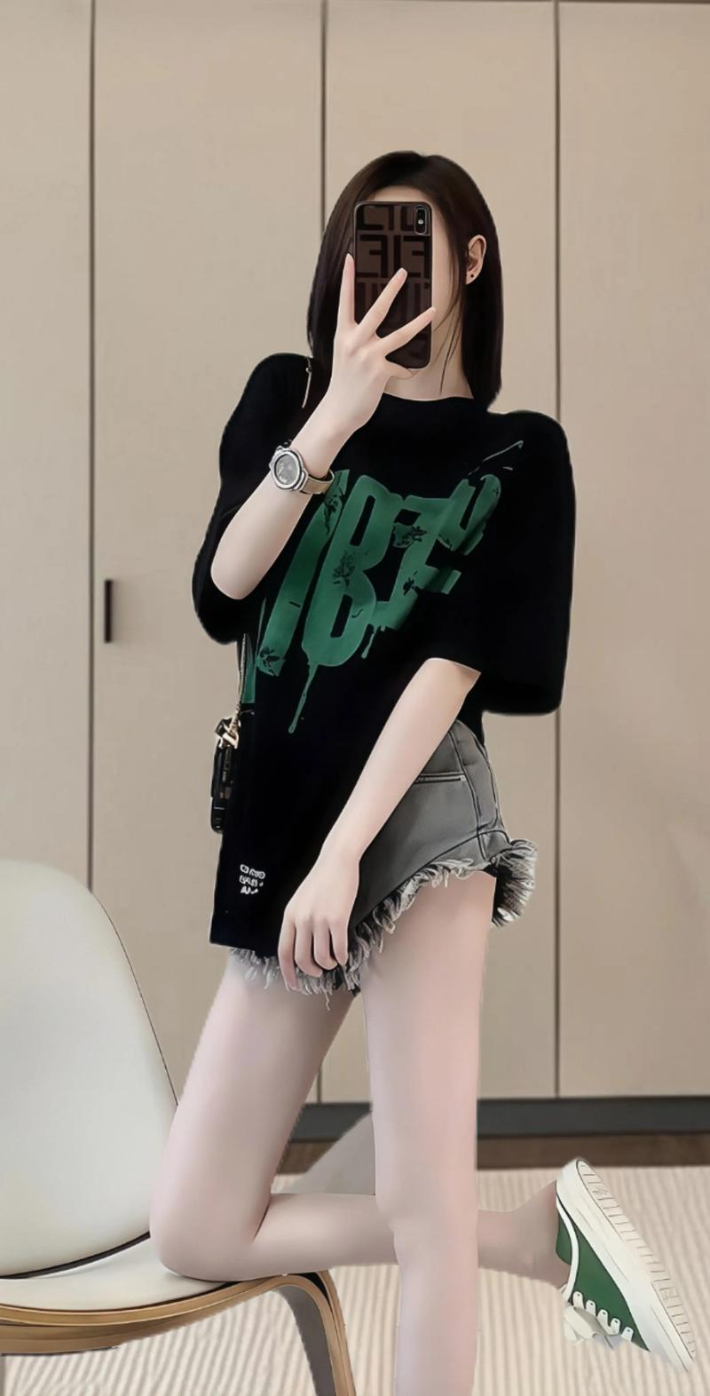 抖音上叠体恤的视频