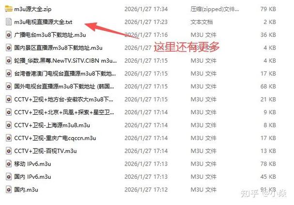 电视直播源地址下载