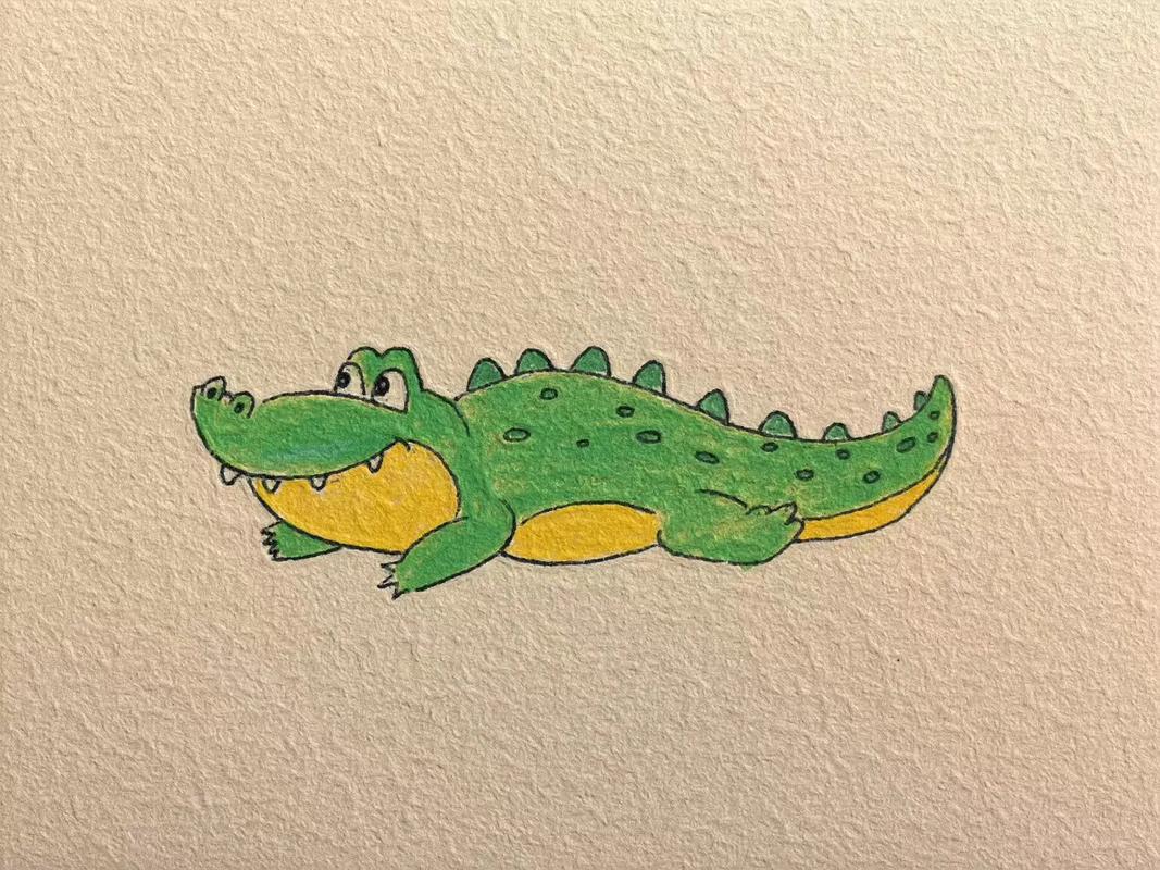 抖音有个用手画鳄鱼