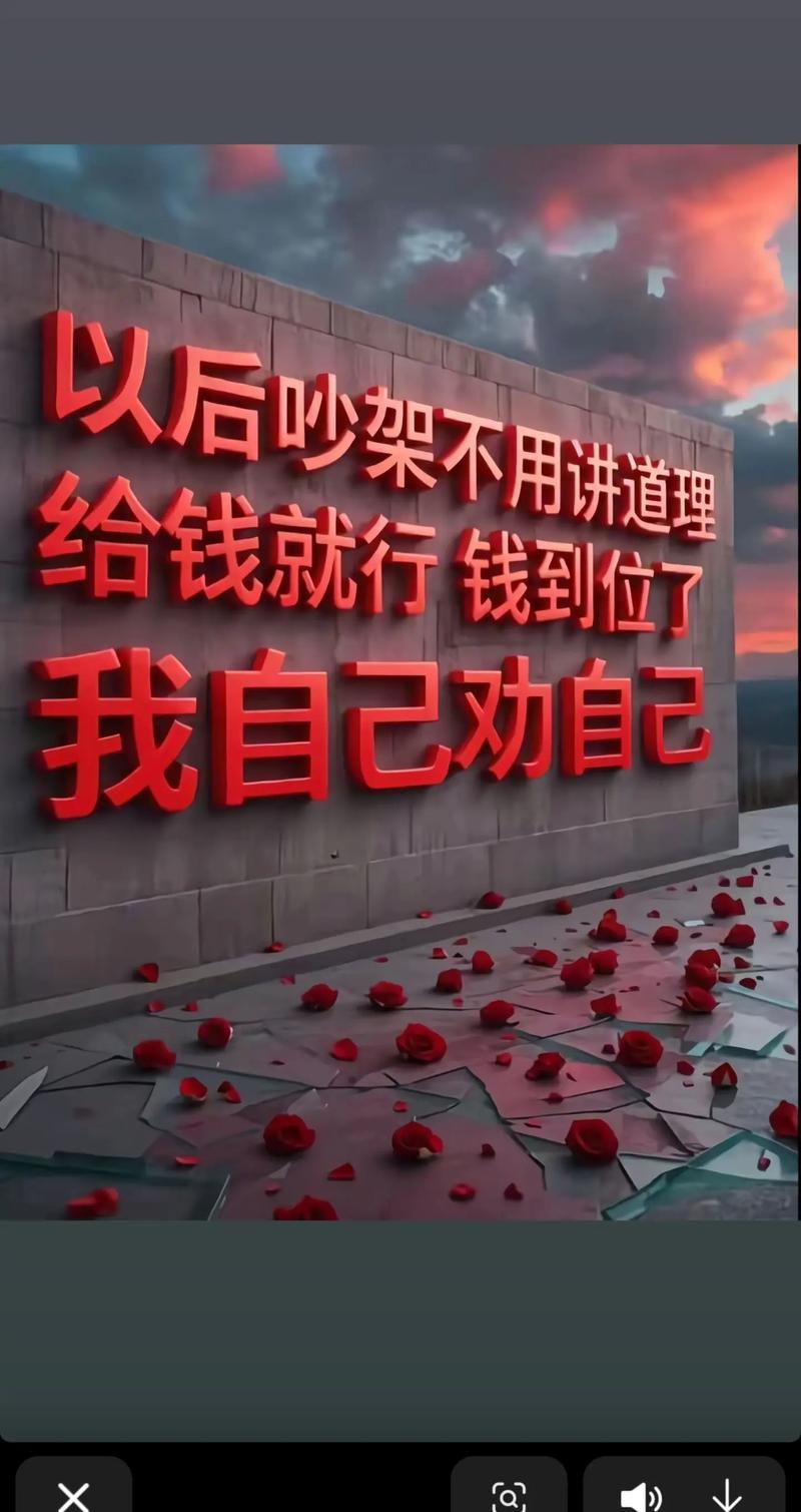 抖音对钱没兴趣台词