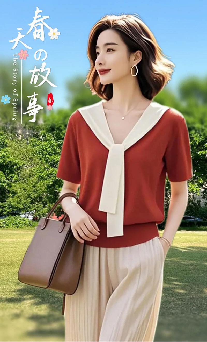 抖音红唇t恤怎么绣