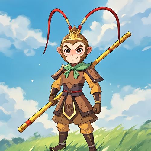 快手帅气的悟空照片