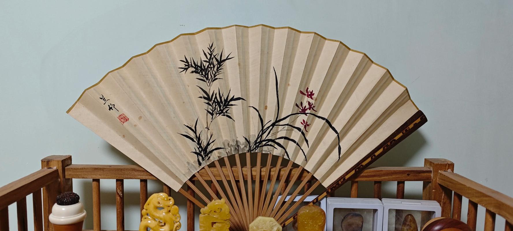 抖音同款扇子怎么收