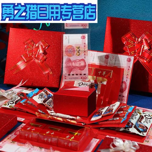 抖音同款相册爆炸盒