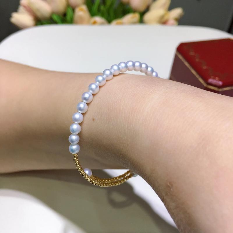 抖音同款加珠子手镯