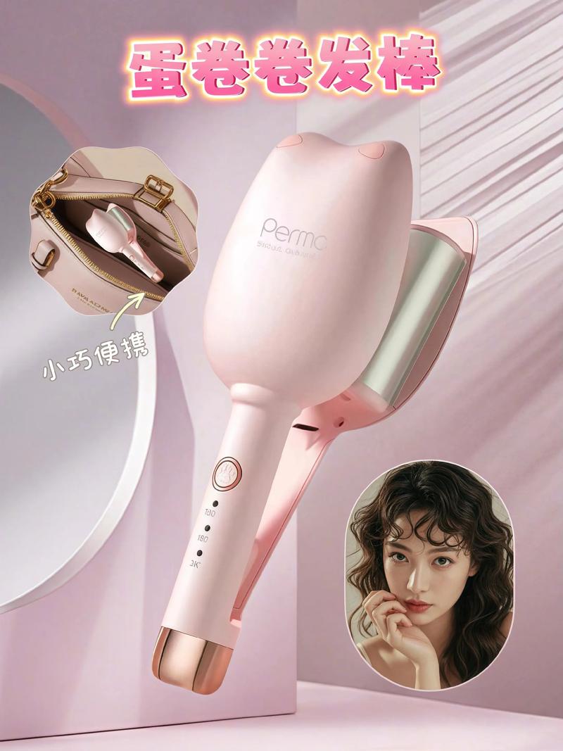 抖音网红卷发棒视频