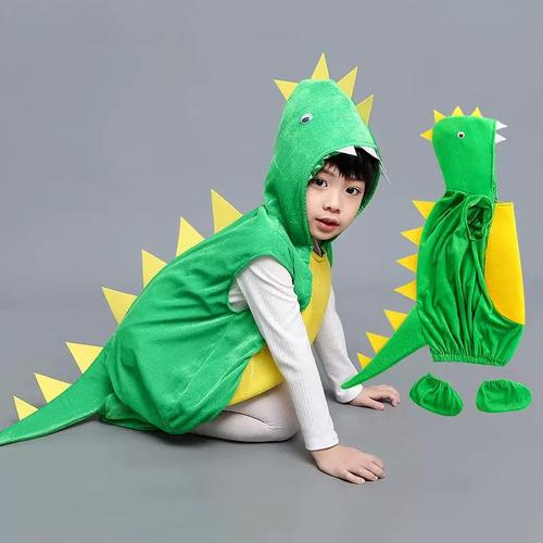 快手小孩骑恐龙衣服