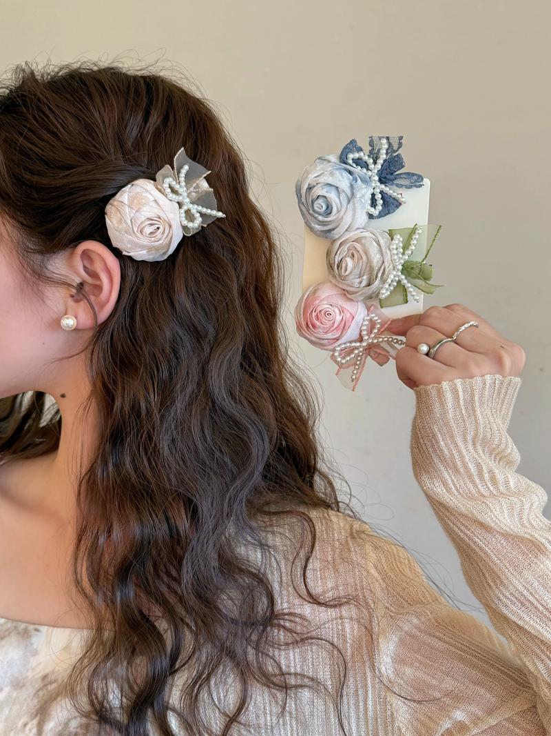 抖音蝴蝶结发夹图片