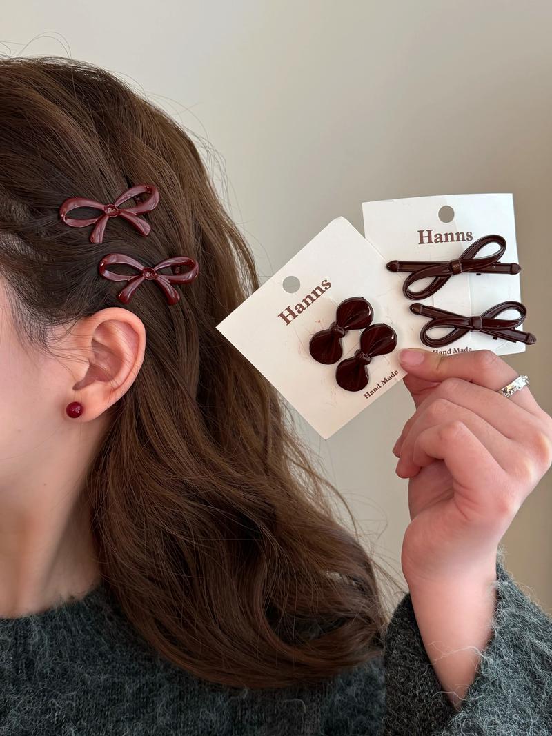 抖音蝴蝶结发夹图片