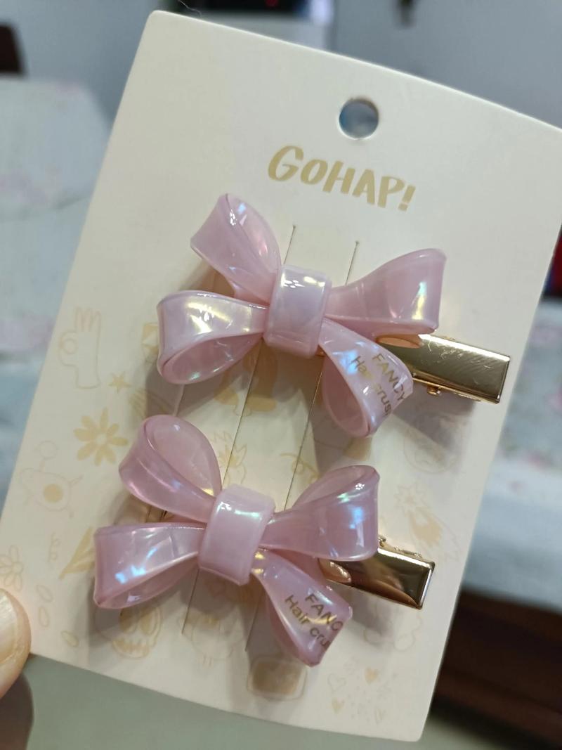 抖音蝴蝶结发夹图片