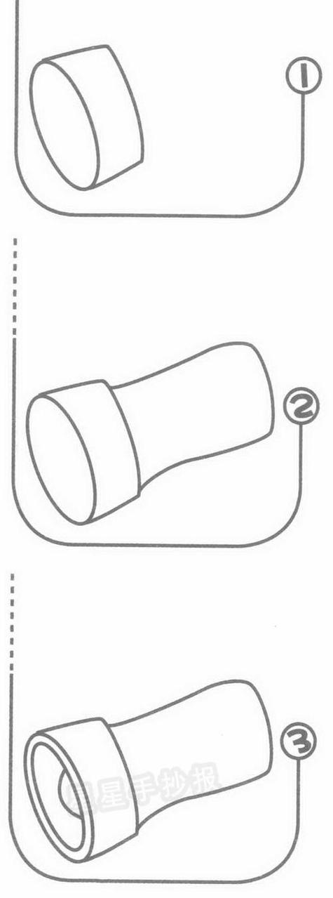 抖音同款电筒手工画