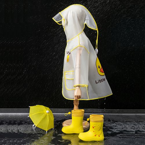抖音小黄鸭雨衣批发