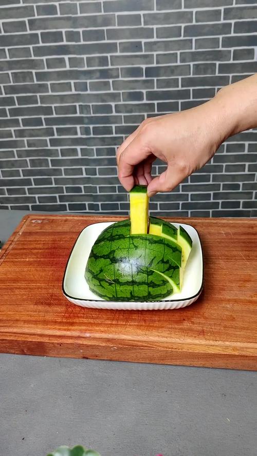 抖音上面切西瓜方法