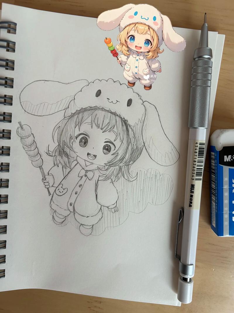 抖音可爱娃娃简笔画