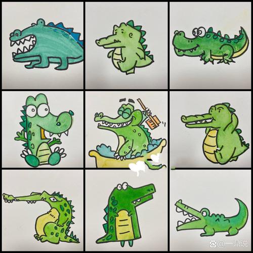 抖音手指鳄鱼头画法