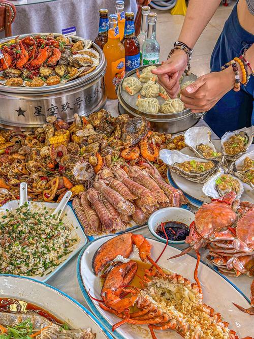 东北快手孩子吃海鲜